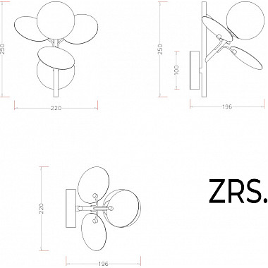 Бра Floret ZRS.01201.01