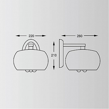 Бра Zumaline Crystal W0076-01D-F4FZ