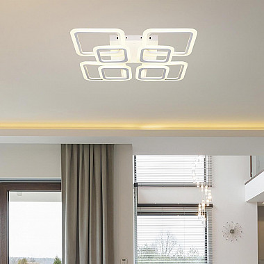 Потолочная светодиодная люстра Escada Attic 10219/8LED 130W