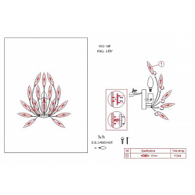 Бра Favourite Feerie 1932-1W