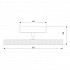 Бра Elektrostandard Lattice 40003/LED черный/золото 4690389179501