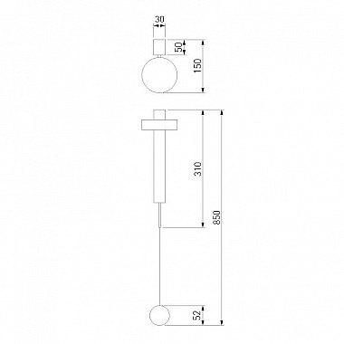 Бра Elektrostandard Orco 40112/LED серебро 4690389180590