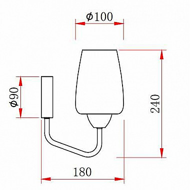 Бра Rivoli Gera 4065-401 Б0047327