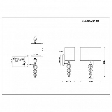 Бра Evoluce Ramer SLE105701-01