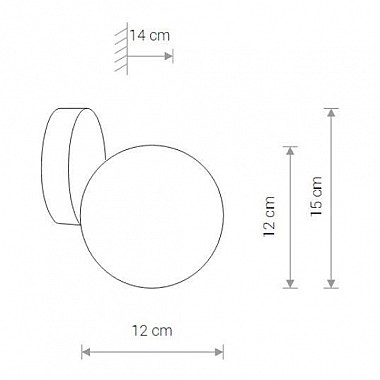 Бра Nowodvorski Ice Ball 8126