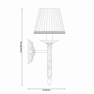 Бра Lucia Tucci Oria W144.1 White