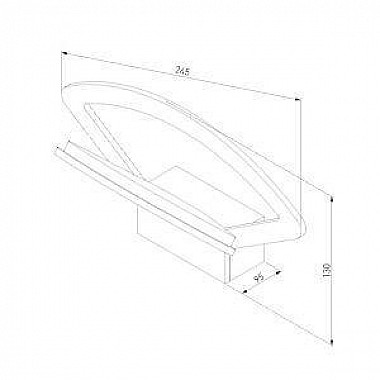 Бра Elektrostandard Pavo MRL LED 1009 4690389136665