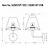 Бра Arte Lamp Elba A2581AP-1CC