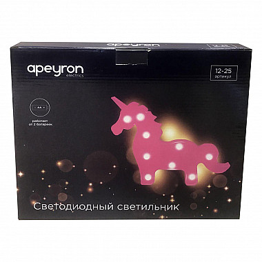 Настольная лампа Apeyron Единорог 12-25