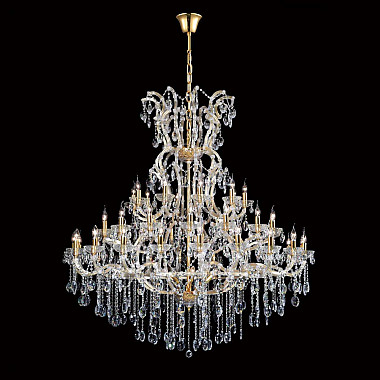Каскадная люстра Crystal Lux Hollywood SP53 Gold