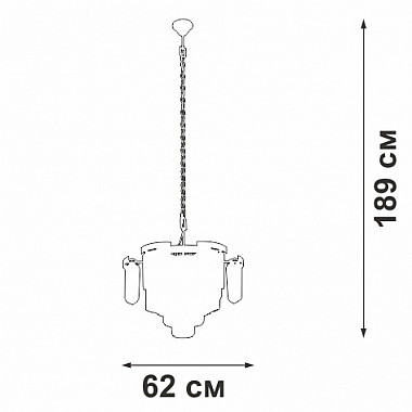 Подвесная люстра V5837-8/13