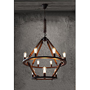 Люстра Loft Chandelier Old Castle Rope Double