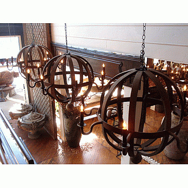 Люстра Loft Iron Sphere Chandelier Rope