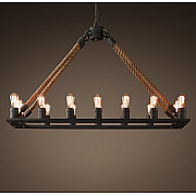 Люстра Loft Chandelier Old Castle Rope Line 16