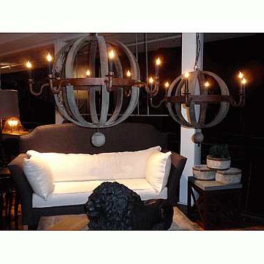 Люстра Loft Iron Sphere Chandelier Rope