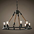 Люстра Loft Chandelier Old Castle Rope 6