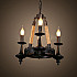 Люстра Loft Vintage Iron Chandel Rope 3
