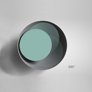 Бра TWIRL D32 Grey/Black