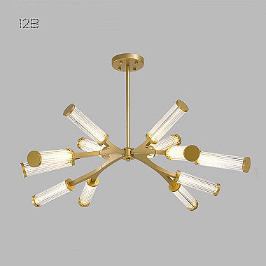 Подвесная люстра RAMOSE В12 Черный