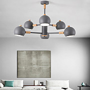 Люстра на штанге SVEN 6 lamps Grey