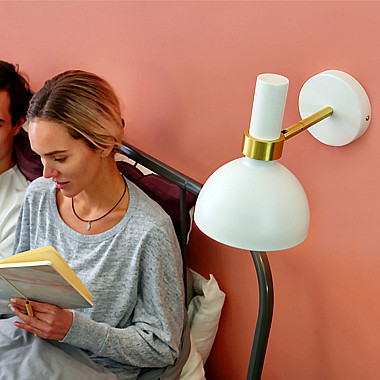 Настенный светильник LARRY Wall 1L Black/Brushed Brass