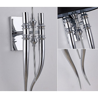 Настенный светильник Crystal Light Brunilde Ipe Cavalli H72 Gold/White