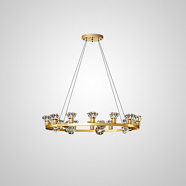 Подвесная люстра KENDRA CH D63 Black Brass