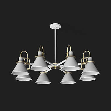 Люстра на штанге CODA D94 White