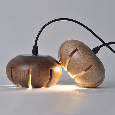 Дизайнерская люстра CAPSULES L70 Light wood