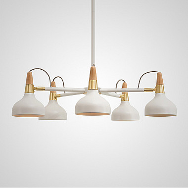 Люстра на штанге OPLAND A 5 lamps White