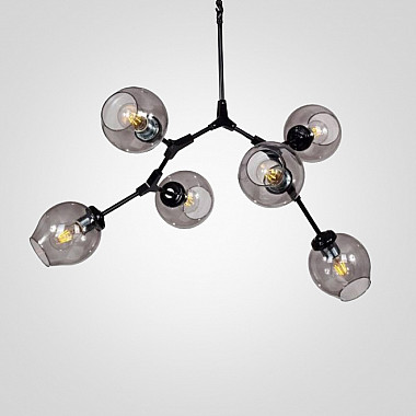 Люстра Branching Bubble Chandelier 6 Black