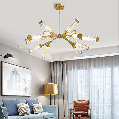 Подвесная люстра RAMOSE А10 Черный