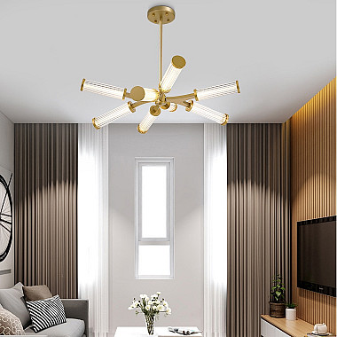 Подвесная люстра RAMOSE В12 Черный