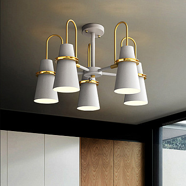 Люстра на штанге REINAR A D57 White