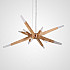 Лучеобразная люстра Flashwood
