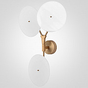 Бра White Disc Wall Lamp 3 лампы