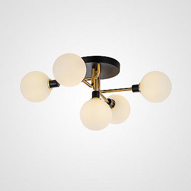 Подвесная люстра NEXO 5 Белый, Золото