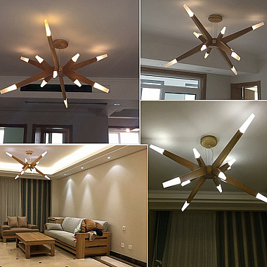 Лучеобразная люстра Flashwood