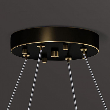 Подвесная люстра KENDRA CH D83 Black Brass