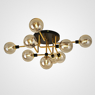 Подвесная люстра NEXO 5 Белый, Золото