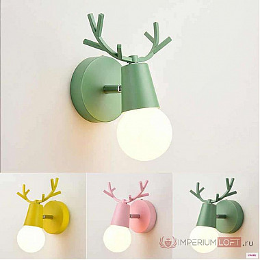 Бра DEER B White/Light wood