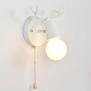 Бра с рожками DEER A SWITCH White