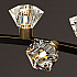 Подвесная люстра KENDRA CH D83 Black Brass