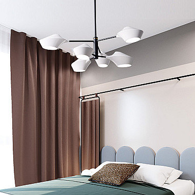 Люстра на штанге LANT D65 3 lamps Black/White