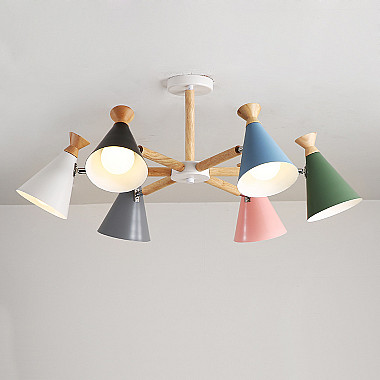 Люстра на штанге OLA D90,5 Gray