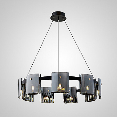 Подвесная люстра JANICE D60 Black Grey