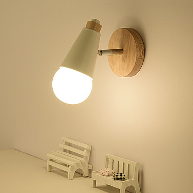 Бра DEER B White/Light wood