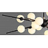 Люстра Cherry Bomb 16 balls black