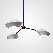 Люстра на штанге LANT D65 3 lamps Black/White