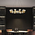 Подвесная люстра KENDRA CH D83 Black Brass